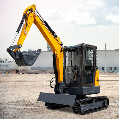 वास्तव में Tailless 3500kg हाइड्रोलिक Excavator 30.4KN किसी भी इलाके के लिए बाल्टी खुदाई बल